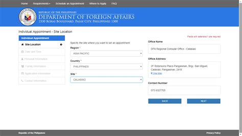 dfa calasiao appointment slot 2024